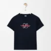 Camiseta de corte regular en mezcla de algodón