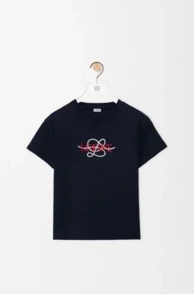 Camiseta de corte regular en mezcla de algodón