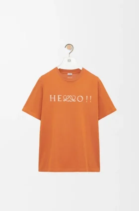 Camiseta de corte regular en mezcla de algodón