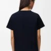 Camiseta de corte regular en mezcla de algodón