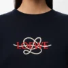 Camiseta de corte regular en mezcla de algodón