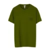 Camiseta de hombre Loewe Anagram Classic de algodón bordado, cuello redondo y manga corta, color verde H6109230Cr-4160