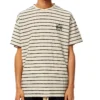 Camiseta de manga corta blanca con rayas de loewe para hombre H6109650Pc-2396