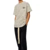 Camiseta de manga corta blanca con rayas de loewe para hombre H6109650Pc-2396