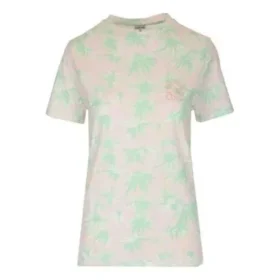 Camiseta de manga corta con estampado de margaritas, color rosa S6109011Si-7238