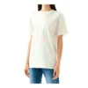 Camiseta de manga corta con estampado de margaritas, color rosa S6109011Si-7238