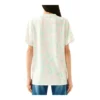 Camiseta de manga corta con estampado de margaritas, color rosa S6109011Si-7238