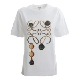 Camiseta de manga corta con letras impresas, color blanco S359333Xbp