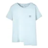 Camiseta de manga corta con logotipo, azul claro S6299062Cr