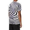 Camiseta de manga corta de algodón a rayas para hombre de loewe, blanca y azul, H526341X72-2091