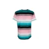 Camiseta de manga corta para hombre de loewe con rayas de algodón y logotipo bordado H6109950Pc-9990