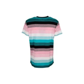 Camiseta de manga corta para hombre de loewe con rayas de algodón y logotipo bordado H6109950Pc-9990