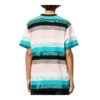 Camiseta de manga corta para hombre de loewe con rayas de algodón y logotipo bordado H6109950Pc-9990