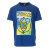 Camiseta de manga corta para hombre loewe con estampado de ojos, azul H6109822Pc-5130
