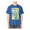 Camiseta de manga corta para hombre loewe con estampado de ojos, azul H6109822Pc-5130