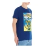 Camiseta de manga corta para hombre loewe con estampado de ojos, azul H6109822Pc-5130