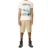 Camiseta de manga corta para hombre loewe con estampado White Snow Mountain, color blanco, H6299983Pc-2100