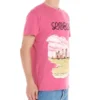 Camiseta de manga corta rosa para hombre de loewe H6109833Pc-7140