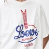 Camiseta de mezcla de algodón Camiseta de mezcla de algodón