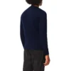Camiseta deportiva clásica de algodón para hombre de loewe con el logotipo «Anagram» bordado en el cuello redondo, azul marino, H526Y24J02-5110