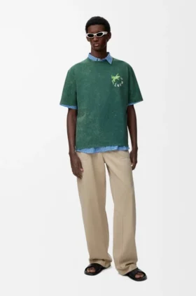 Camiseta holgada de algodón