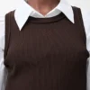 Camiseta sin mangas con anagrama en viscosa elástica
