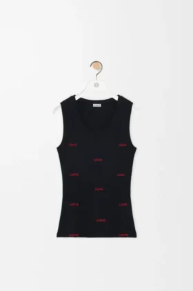 Camiseta sin mangas de algodón elástico