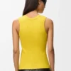 Camiseta sin mangas de algodón elástico Camiseta sin mangas de algodón elástico