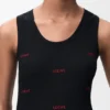 Camiseta sin mangas de algodón elástico Camiseta sin mangas de algodón elástico
