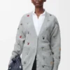 Cardigan de lana con cinturón Cardigan de lana con cinturón