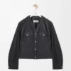 Cardigan de piel de cordero napa