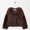 Cardigan de piel de oveja Cardigan de piel de oveja