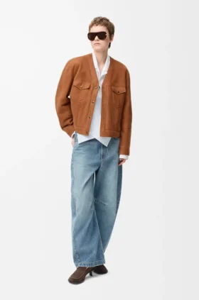 Cardigan de piel de oveja