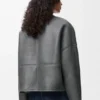 Cardigan «Pebble» de piel de oveja
