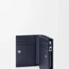 Cartera compacta Anagram de piel de ternera graneada Cartera compacta Anagram de piel de ternera graneada