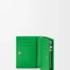 Cartera compacta Anagram de piel de ternera graneada Cartera compacta Anagram de piel de ternera graneada