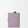 Cartera compacta con cremallera en piel de becerro de grano suave Cartera compacta con cremallera en piel de becerro de grano suave