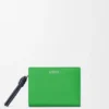 Cartera compacta con el nodo de Loewe en piel de becerro napa brillante Cartera compacta con el nodo de Loewe en piel de becerro napa brillante