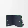 Cartera compacta con el nodo de Loewe en piel de becerro napa brillante Cartera compacta con el nodo de Loewe en piel de becerro napa brillante