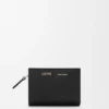 Cartera compacta Duet en piel de becerro lisa y granulada Cartera compacta Duet en piel de becerro lisa y granulada