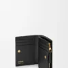 Cartera compacta Duet en piel de becerro lisa y granulada Cartera compacta Duet en piel de becerro lisa y granulada