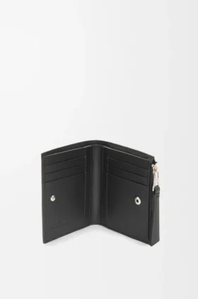 Cartera compacta y delgada Puzzle en piel de becerro clásica