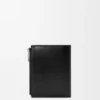 Cartera compacta y delgada Switch en piel de becerro granulada flexible y gamuza Cartera compacta y delgada Switch en piel de becerro granulada flexible y gamuza