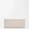 Cartera Continental Anagram en piel de becerro con textura de Pebble Cartera Continental Anagram en piel de becerro con textura de Pebble