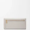 Cartera Continental Anagram en piel de becerro con textura de Pebble Cartera Continental Anagram en piel de becerro con textura de Pebble