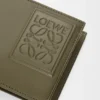 Cartera doble con compartimento para monedas en piel de becerro satinada Cartera doble con compartimento para monedas en piel de becerro satinada