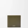 Cartera doble en piel de becerro clásica texturizada Cartera doble en piel de becerro clásica texturizada