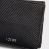 Cartera doble en piel de becerro clásica texturizada