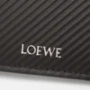 Cartera doble en piel de becerro clásica texturizada