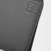 Cartera doble en piel de becerro de grano suave